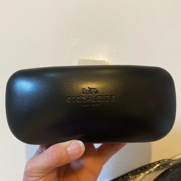 DUPLICATE LISTING FOR BUNDLE: NWOT Coach Glitter Sunglasses Cat Eye Black Silver - Picture 14 of 16